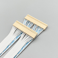 Kabel pita datar 2468 24AWG JST XH 2.5 Pitch 2/3/4/5/6/7/8 Pin pita datar kabel harness kawat 2651 awm