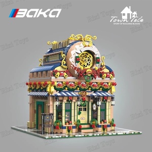 BaKa 33202 Streetview Doughnut Workshop, Bloques de Construcción de Ladrillos, Modelo de Arquitectura, Juguetes Educativos, Escala 1:8, <span class=keywords><strong>2657</strong></span> Piezas - Product Image 3
