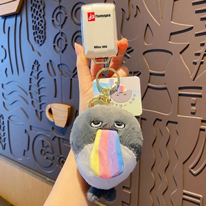 พวงกุญแจตุ๊กตาเต่าซากาบันน่ารัก นุ่มนิ่ม ของตกแต่งกระเป๋าเป้สะพายหลัง ของขวัญ - Product Image 3