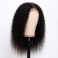 Peluca con malla frontal rizada de longitud media para mujer, cuerpo rizado, grande, pequeño, venta al por mayor, superventas, cubierta de cabeza completa, larga y recta