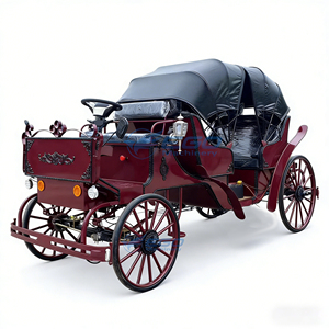 Factory Price Luxury Sightseeing Electric With <b>Sunshade</b> <b>Canopy</b> Carriage High-End Fashion Sightseeing Horseless Carriage - Product Image 2