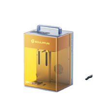 Máquina de Grabado Láser de Fibra Portátil CNC de Escritorio de 100W, Totalmente Cerrada, Mini, con Enfriamiento por Aire, 5000mm/s, para Metal, Plástico y Madera
