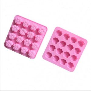 Molde de Silicona de Grado Alimenticio con Forma de Pata de Gato de 16 Cavidades, Molde 3D para Jabón, Herramienta para Hornear y Resina DIY - Product Image 2