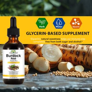 SOLOTREE Экстракт растений для очищения кишечника и детокса: Жидкие капли из дикого корня лопуха для поддержки пищеварения и здоровья кожи - Product Image 5