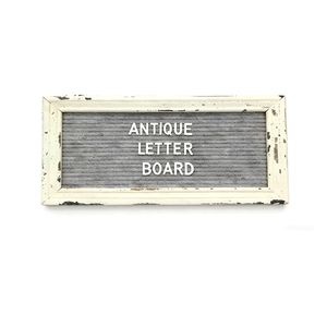 Tableau à lettres en feutre noir vintage, panneau de rentrée scolaire, cadre en bois rustique, panneau de lettres en feutre noir, tableau de messages en feutre 10x10 - Product Image 5