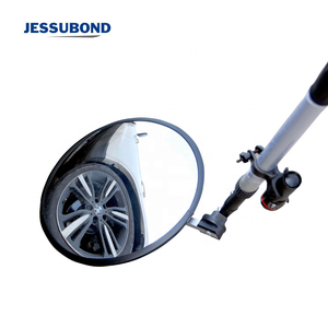 16cm portátil telescópica plástico lanternas sob veículo carro retângulo segurança inspeção espelho conjunto convexo - Product Image 2