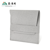 Pochette à bijoux en daim imprimée sur mesure 10x10cm, style enveloppe, petit sac de rangement pour bagues et boucles d'oreilles