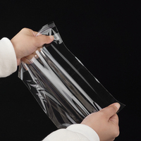 100 pièces/Pac auto-adhésif Cellophane Opp sacs grande petite taille PP pour bijoux cadeau Cookie bonbons emballage Valve étanchéité poignée