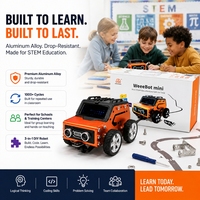 WeeeBot-Mini Kit de Hardware de Vapor Escolar, Kit Educativo de Robot Programable para Rascar para Niños, Kits de Robótica DIY para Aprendizaje