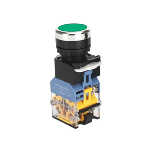 Interrupteur à bouton plat à réinitialisation automatique YHBS-38-11BN 10A avec lumière, ouverture de 22 mm, frais de port non inclus - Product Image 5