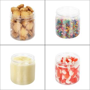 Pots en plastique PET transparents pour soins de la peau avec couvercles à vis – Diverses tailles pour crèmes, miel et beurres corporels - Product Image 6
