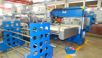 Machine de découpe automatique de semelles de chaussures à tête mobile, presse hydraulique industrielle haute efficacité pour la production de chaussures