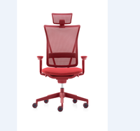 Chaise de bureau exécutive moderne à dossier haut, réglable, en maille, pour ordinateur – Offre Spéciale