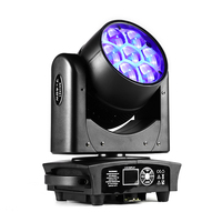 Zoom Wash 7x40W RGBW 4-in-1 Moving Head Lichter Beam Wash LED Mini B Bee Eye Bühnenbeleuchtung für Bar, Club, DJ, Hochzeit, Party, Events