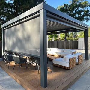 Gazebo con Sistema de Drenaje LFL, Bioclimático, de Aluminio, Ecológico, Duradero, con Dimensiones Personalizadas, Pérgola - Product Image 2