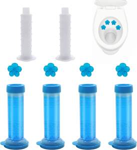 Désodorisant pour toilettes en gel plastique jetable écologique à l'odeur de fleurs, parfum pour salle de bain, nettoyant pour cuvette - Product Image 1