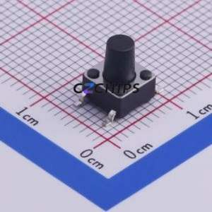 TS-1002S-08026C Tactile Switch SMD-4P,6x6mm Switch Single Pole Single Throw Round Button Vertical Mount 6mm - Product Image 1