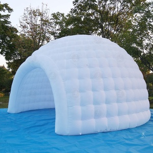 Tente dôme gonflable blanche géante personnalisable et portable pour événements extérieurs, idéale pour la <span class=keywords><strong>location</strong></span> de fêtes - Product Image 4