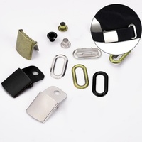 Ventes directes d'usine métal Nickel oeillet casquette de Baseball boucle sangle corde fer Clips ceinture métal fermoir coulissant libération chapeau boucle