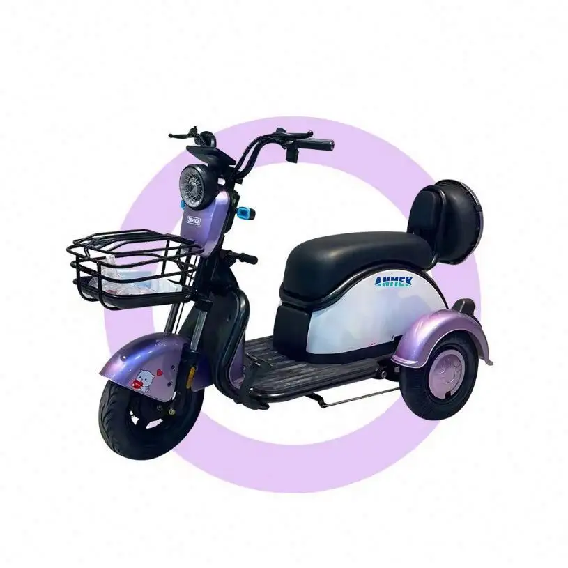 Sepeda roda tiga listrik, untuk roda makanan sepeda 3 Motor dengan tiga anak-anak obral, Kit kursi penumpang dewasa, roda tiga belakang