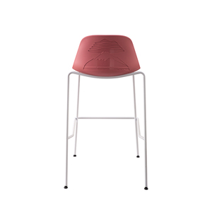 Bán buôn giá rẻ đầy màu sắc xách tay Stackable nhựa PP vỏ kim loại chân Phân thanh ghế - Product Image 2
