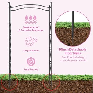 Nouveau style, en gros, arche portable en forme de fleurs, support de toile de fond, décoration de ballons, arche de <span class=keywords><strong>jardin</strong></span> pour plantes grimpantes, villa - Product Image 4