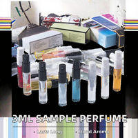 Échantillon de parfum en spray 3ml longue durée, senteur florale, en flacons transparents - Luxe tendance, meilleure vente, populaire
