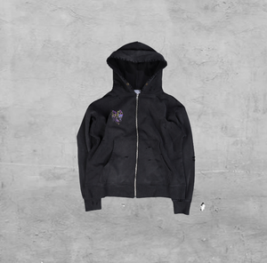 Sudadera con Capucha Extra Grande para Hombre, con Cierre, de Felpa Gruesa 100% Algodón, con Logotipo Personalizado Impreso OEM, Talla XL, Digital/Seda - Product Image 3