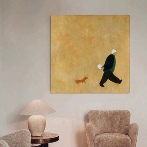 <span class=keywords><strong>Chambre</strong></span> rétro, décoration haut de gamme, niche, suivant de près le restaurant, peintures murales simples et polyvalentes - Product Image 3