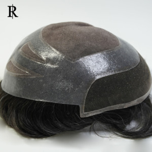 Richhair Nhà Máy Trực Tiếp Bán Buôn Handmade Rpm Bốn Mắt Tùy Chỉnh Tóc Giả Cho Nam Giới Với Tự Nhiên Tóc Remy Tóc Lớp Ấn Độ Remy - Product Image 2