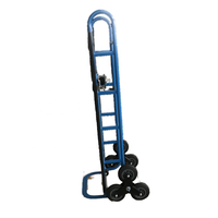 Chariot à main de meubles d'escalade à plate-forme en acier robuste à 6 roues avec personnalisation OEM pour le shopping et le stockage
