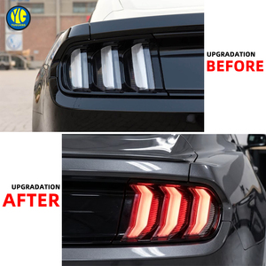 YU GUANG <span class=keywords><strong>Precio</strong></span> al por Mayor para <span class=keywords><strong>Ford</strong></span> <span class=keywords><strong>Mustang</strong></span> 2015-2023 Conjunto de Luces Traseras LED Transparentes con DRL <span class=keywords><strong>Rojo</strong></span> Ahumado, Lámpara Trasera, Luces Traseras - Product Image 3