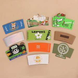 Fundas de Papel para Vasos de Café Reciclables y Ecológicas de Doble Pared con Logotipo Personalizado, Gran Venta - Product Image 2