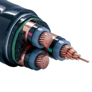 Zrc-Yjv22 1.8/3kv Low Voltage 2*95mm Copper Conductor Cu XLPE Insulated PVC Sheath Flame Retardant Sta Armoured Power Cable