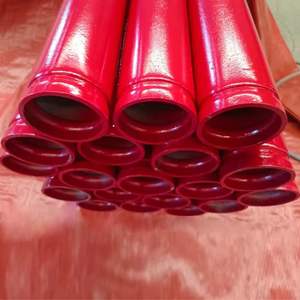 ท่อสปริงเกอร์คาร์บอนสตีลเคลือบสีแดงสำหรับระบบป้องกันอัคคีภัยผลิตจากโรงงานจีน - Product Image 1