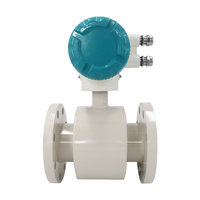 Electromagnetic Liquid Flow Meter for Water Applications Stainless Steel High Accuracy (+/-0.5%) IP68 Protection Flange