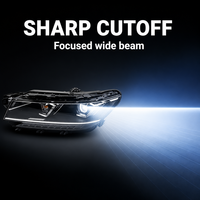 Phare avant gauche LED Premium OEM 3GB941113 3GB941114 avec lentille de projecteur 6000K pour VW Passat B8 2016-2023, version haut de gamme SVW MQB