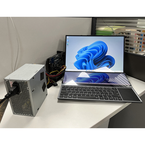 Soporte de estación de trabajo Tarjeta gráfica AMD externa Pantalla táctil dual <span class=keywords><strong>Laptop</strong></span> Gamer Intel Core I7 9750H Computadoras portátiles Intel - Product Image 3