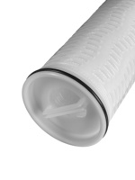 Cartouche filtrante plissée en PP à haut débit DM pour réservoir sous pression |   Bande plate à extrémités fermées, longueur 20-60 pouces, 0,1-100 m |   Prétraitement RO stérile