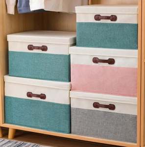 Durable Multi-Use Furniture Decor Storage <b>Box</b> for Clothes Toys <b>Blankets</b> Books - Product Image 5
