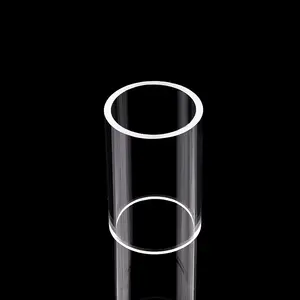 Tailles de haute température personnalisées tube en verre de quartz tuyau de quartz