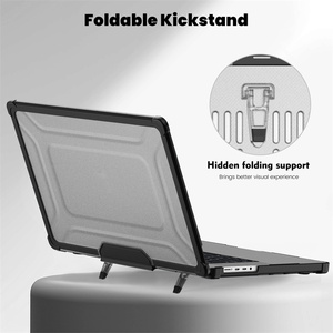 Heavy Duty Sturdy Dual Fold Stand Funda protectora con tapa para Computadora Portátil para <span class=keywords><strong>Mac</strong></span> <span class=keywords><strong>Book</strong></span> <span class=keywords><strong>Pro</strong></span> 16 <span class=keywords><strong>2021</strong></span> 2023 Lanzado <span class=keywords><strong>M1</strong></span> <span class=keywords><strong>Pro</strong></span> <span class=keywords><strong>M1</strong></span> Max - Product Image 3