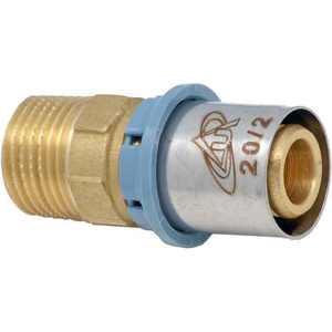 Raccord rapide DELT mâle droit 20X3/4 BSPP filetage en acier inoxydable Zinc pour plomberie PN16 connecteurs en acier pour l'eau - Product Image 1