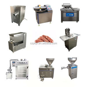 Línea completa de producción de salchichas industriales para la venta, equipo para hacer salchichas, <span class=keywords><strong>horno</strong></span> para ahumar salchichas de <span class=keywords><strong>pollo</strong></span> de 220V - Product Image 1