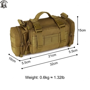 Sac messager tactique 3-en-1 : sac banane de sport, sac de voyage, sac à bandoulière de randonnée, imperméable - Product Image 3