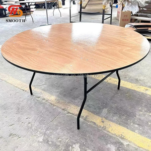 <span class=keywords><strong>Table</strong></span> pliante <span class=keywords><strong>demi</strong></span>-<span class=keywords><strong>lune</strong></span> populaire et élégante, <span class=keywords><strong>table</strong></span> de banquet en bois serpentine pour événements de mariage - Product Image 4