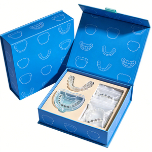 Boîte en papier <span class=keywords><strong>de</strong></span> luxe personnalisée avec logo, faible MOQ, fermeture magnétique Liner Lock, pour <span class=keywords><strong>rangement</strong></span> d'aligneurs dentaires, idéale pour cadeau, vente en gros - Product Image 3