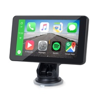 Cámara de Retroceso con Pantalla Táctil Abatible de 7 Pulgadas, Certificada por OEM, Portátil, con CarPlay, Conexión USB, Android Auto Integrado