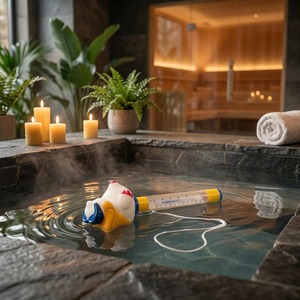 Thermomètre de <span class=keywords><strong>piscine</strong></span> flottant Proway en PP avec corde, motif <span class=keywords><strong>animal</strong></span> mignon, pour <span class=keywords><strong>piscine</strong></span>, spa, bain à remous et étang, modèle K-1020 - Product Image 4