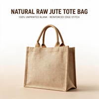 Sacs en jute pour courses, taille moyenne, réutilisables, écologiques, recyclables, durables, imperméables, avec design de motif personnalisé